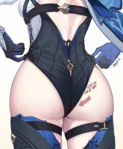 Cheeky addition to her outfit (Eula) [genshin impact]