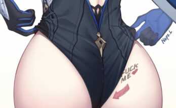 Cheeky addition to her outfit (Eula) [genshin impact]