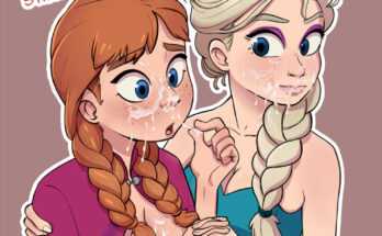 Elsa showing Anna the ropes (Limeslice) [Frozen]
