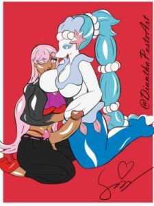 Futa Trainer And Primarina About to Train Long and Hard together (MissDPostsArt/DianthaPostsArt)[Pokemon]