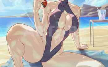 Misty brought cake to the beach (ARTOR) [Pokemon]