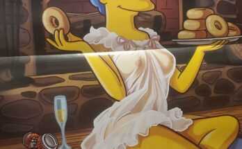 Remember that time Marge Simpson was a Playboy Centerfold? [Playboy November 2009]