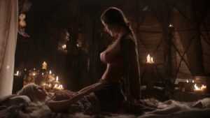 Doreah gives Dany some sex education. Doreah, Daenerys Targaryen (Rastifan) [Game of Thrones]