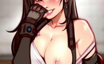 Tifa teases her titty (BlushyPixy) [Final Fantasy]