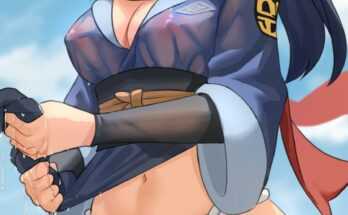 Akari is a little wet (Porkyman) [Pokemon]