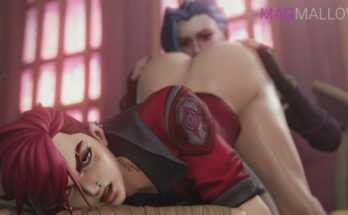 Jinx x Vi - (Arcane) Dom [MagMallow] 4 - Hentai Arena