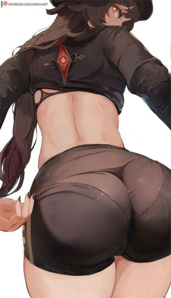 Hu Tao’s Nice Ass (Mirai Art) [Genshin Impact]