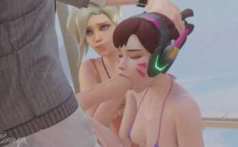 Face fucking D.va (Bewyx) [Overwatch] 1 - Hentai Arena