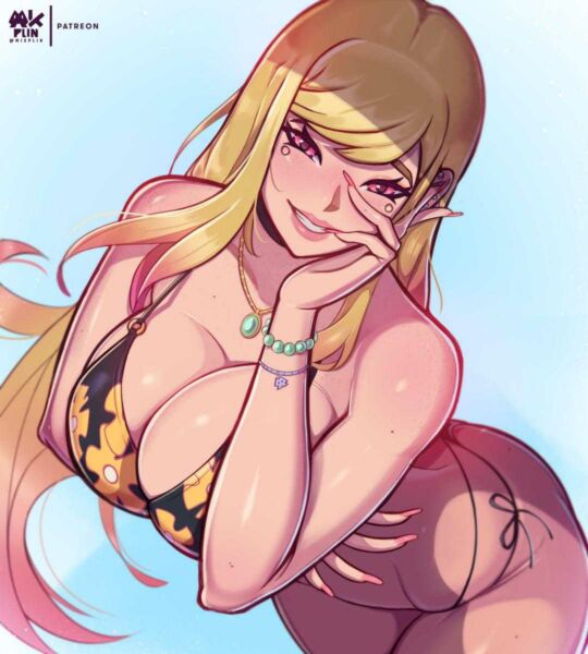 Marin in her swimsuit (Mixplin) [My Dress-up Darling]