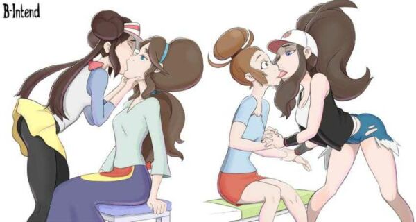 Rosa and Hilda trying out each others moms (b-intend) [pokemon]