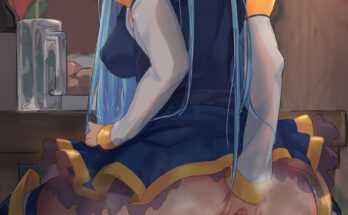 Aqua's Ass. Censorship removed. (Shirabe Shiki) [Konosuba]