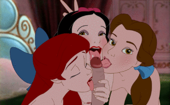 Ariel, Belle and Snow White [The Little Mermaid] [Beauty and the Beast] [Snow White and the Seven Dwarfs]