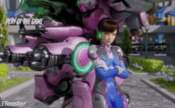 D.va’s intro gets interrupted (Lvl3Toaster) [Overwatch]