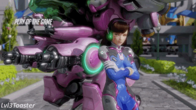 D.va’s intro gets interrupted (Lvl3Toaster) [Overwatch]