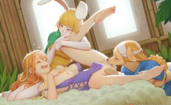 Nami, Carrot and Wanda have fun (Bartolomeobari) [One Piece]