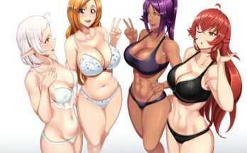 Orihime, Yoruichi, Eris Greyrat (Castell) [Bleach, Jobless Reincarnation]