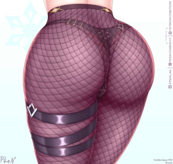 Rosaria's Gorgeous Booty - (PileN) [Genshin Impact]