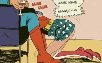 Wonder Woman giving head to Superman (Pachu M. Torres) [DC]