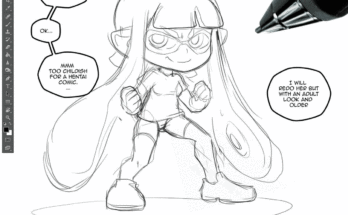 A full comic of inkling girl (witchking00) [splatoon]