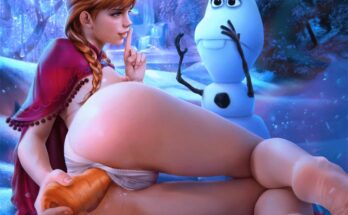 Anna and Olaf [Frozen] (demonlorddante)