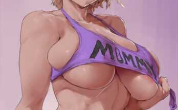 Mitsuki pulls her shirt tight (CuteSexyRobutts) [My Hero Academia]