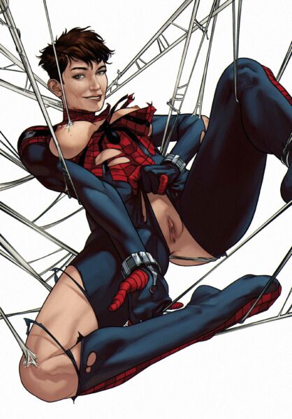 Spider-Girl caught in her own web (Dima Ivanov) [Marvel]