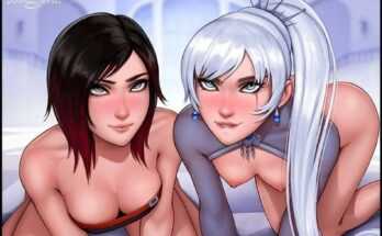 ruby and Weiss (aromasensei) [teen titans]