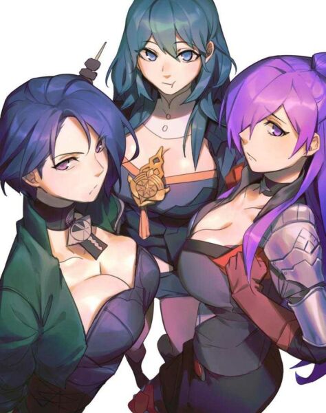Byleth, shamir and shez, can’t decide! (Berg) [Fire Emblem Three Houses]