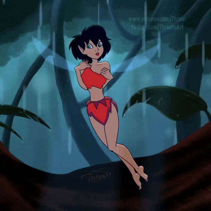 Crysta showing her assets (ThroatsArt)[FernGully]