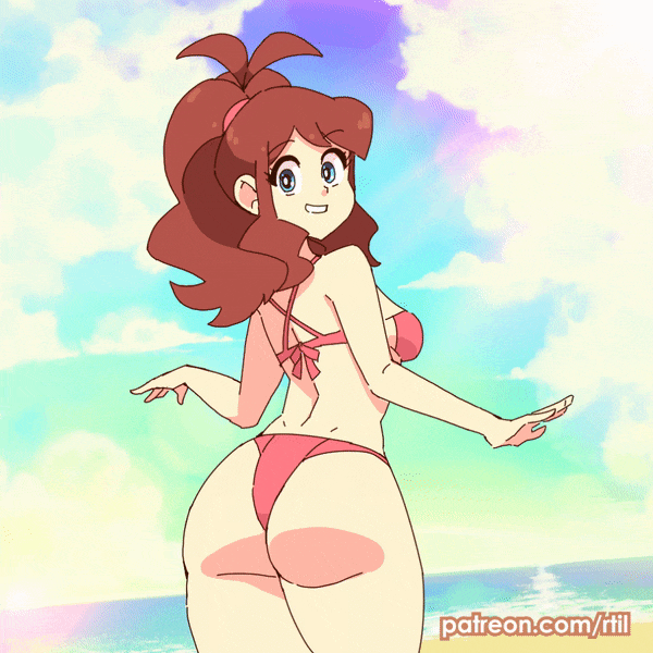 Hilda Summer Booty (Artist is Rtil) [Pokemon]