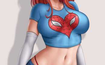 Mary Jane crop tee [Spider-man] (Flowerxl)