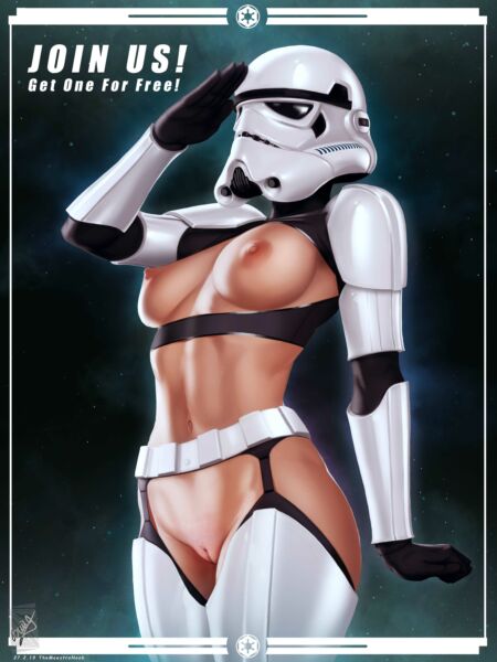 Sexy Stormtrooper recruiting new members for the Imperial Fleet (Themaestronoob) [Star Wars]