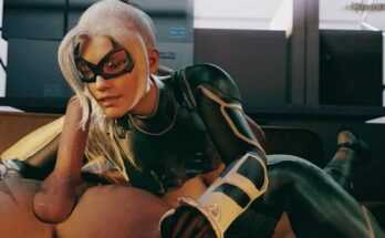 Black Cat throatfuck (Spider-Man) [Hazard3000]