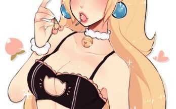 Goth mommy Princess Peach (rasbii) [Mario]