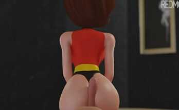 Helen parr's flexible butt (Redmoa) [The Incredibles]