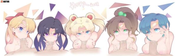 Sailor Squad Serving the Citizens (HotVR) [Sailor Moon]