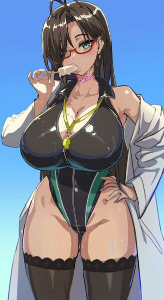 Swimsuit Chisato (PandaOokuma) [Shinmai Maou no Testament]