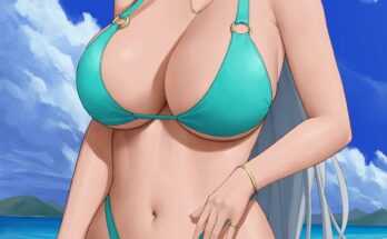 Swimsuit Shenhe (ZaphnArt) [Genshin Impact]