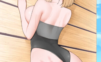 Android 18 - spanking her big ass in a revealing swimsuit (Hi rontea, Hiろん) [Dragon Ball]