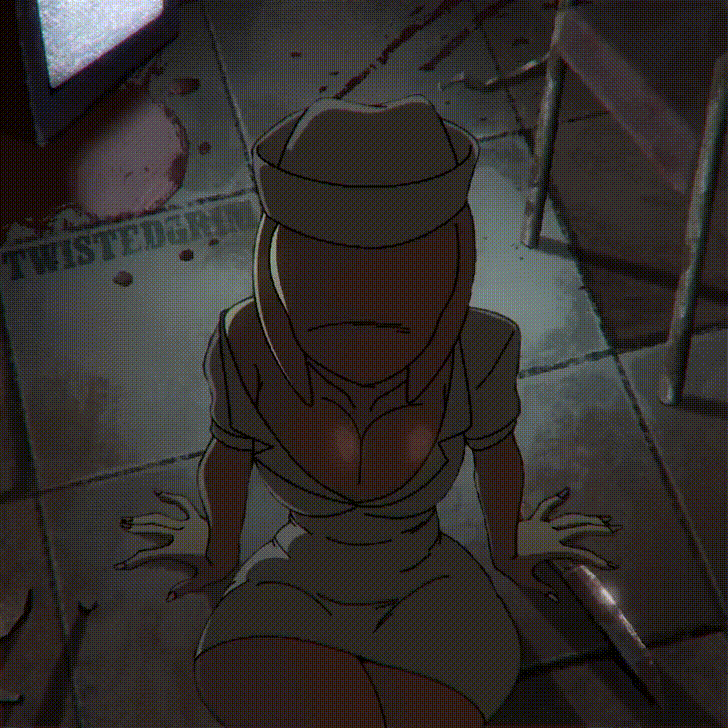 Bobble Head Nurse - Monster nurse surrenders and spread her legs in submission (Twistedgrimm) [Silent Hill 2]