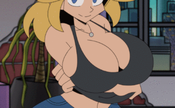 Gwen Stacy showing off (Hagen toons) [Spider Man Series]