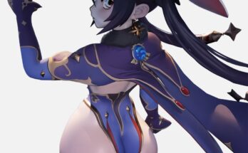 Mona Megistus - asstrologist goes from peach butt to full pumpkin to keep up with the season (Popogori) [Genshin Impact]
