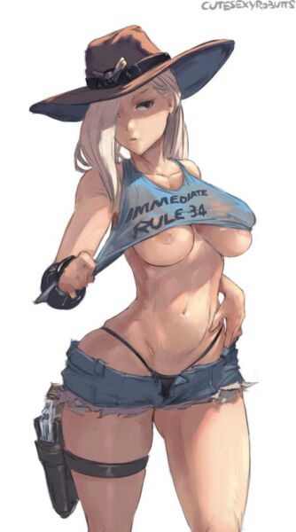 [Overwatch] Ashe (cutesexyrobutts)