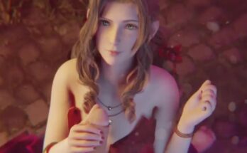 Aerith handjob (Bulgingsenpai) [Final Fantasy 7]