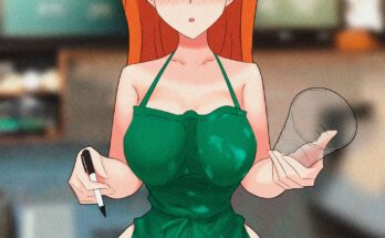 Asuka in StarBucks [Evangelion] (Migatez)