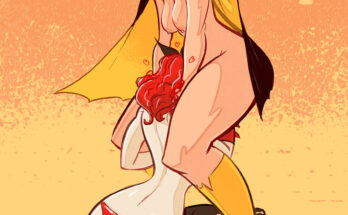 Batwoman shows Batgirl how it's done [Batman, DC Comics] (Pinafore)