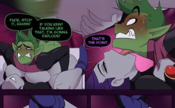Beast Boy can’t hold out against Raven [Teen Titans, DC] (Schpicy)