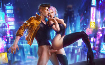 David & Lucy, (Tixnen) [Cyberpunk: Edgerunners]