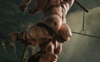 Lara Croft tied up, (Cheerax) [Tomb Raider]