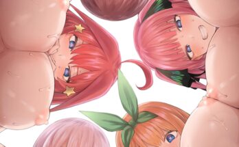 Ichika, Itsuki, Miku, Nino and Yotsuba Nakano [Go-Toubun No Hanayome] (Terasu Mc, totallynotbryce2022)